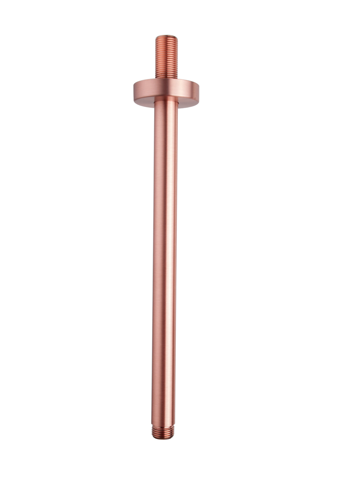 Wiesbaden UniMatch douchearm met plafondbevestiging 30 cm / Geborsteld koper - productfoto