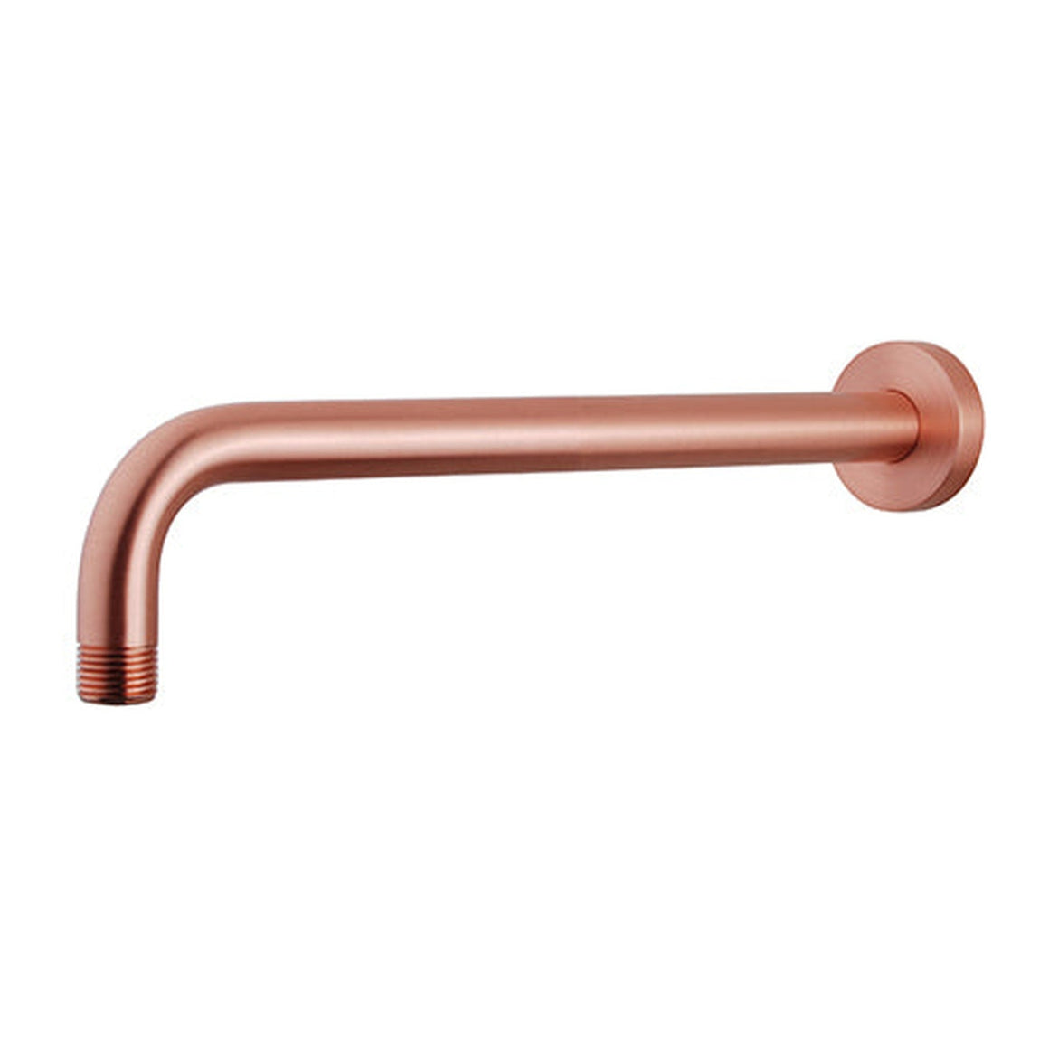 Wiesbaden UniMatch douchearm met muurbevestiging 35 cm / Geborsteld koper - productfoto