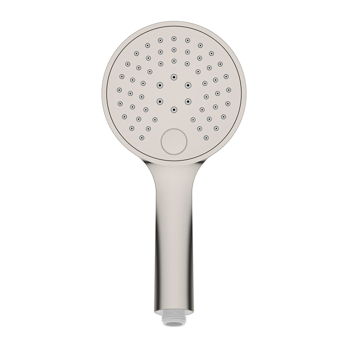 Wiesbaden Caral inbouw badthermostaatset met 2 stopkranen, baduitloop en 3-standen handdouche Geborsteld staal - productfoto