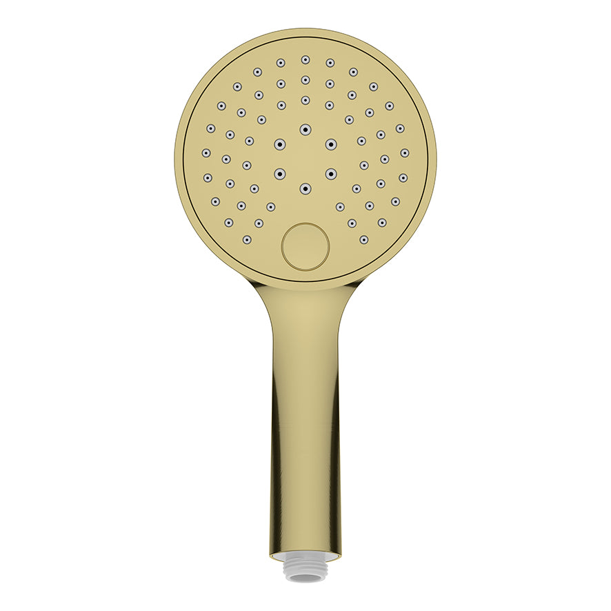 Wiesbaden UniMatch handdouche 3 standen Ø 12 cm PVD geborsteld messing - productfoto