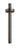 Wiesbaden UniMatch douchearm met plafondbevestiging PVD 20 cm / Gunmetal - productfoto