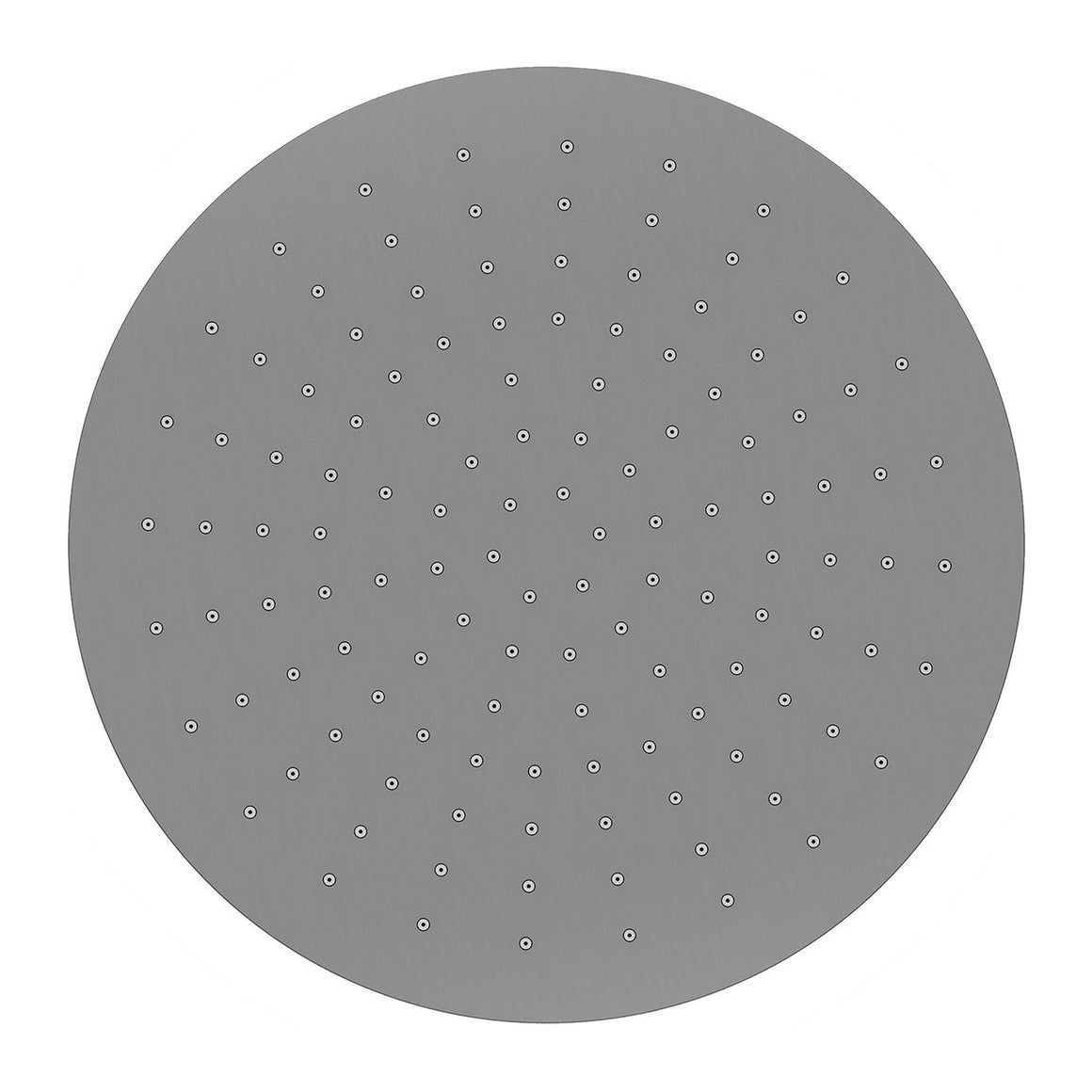 Wiesbaden UniMatch hoofddouche rond PVD 30 x 0,8 cm / Gunmetal - productfoto