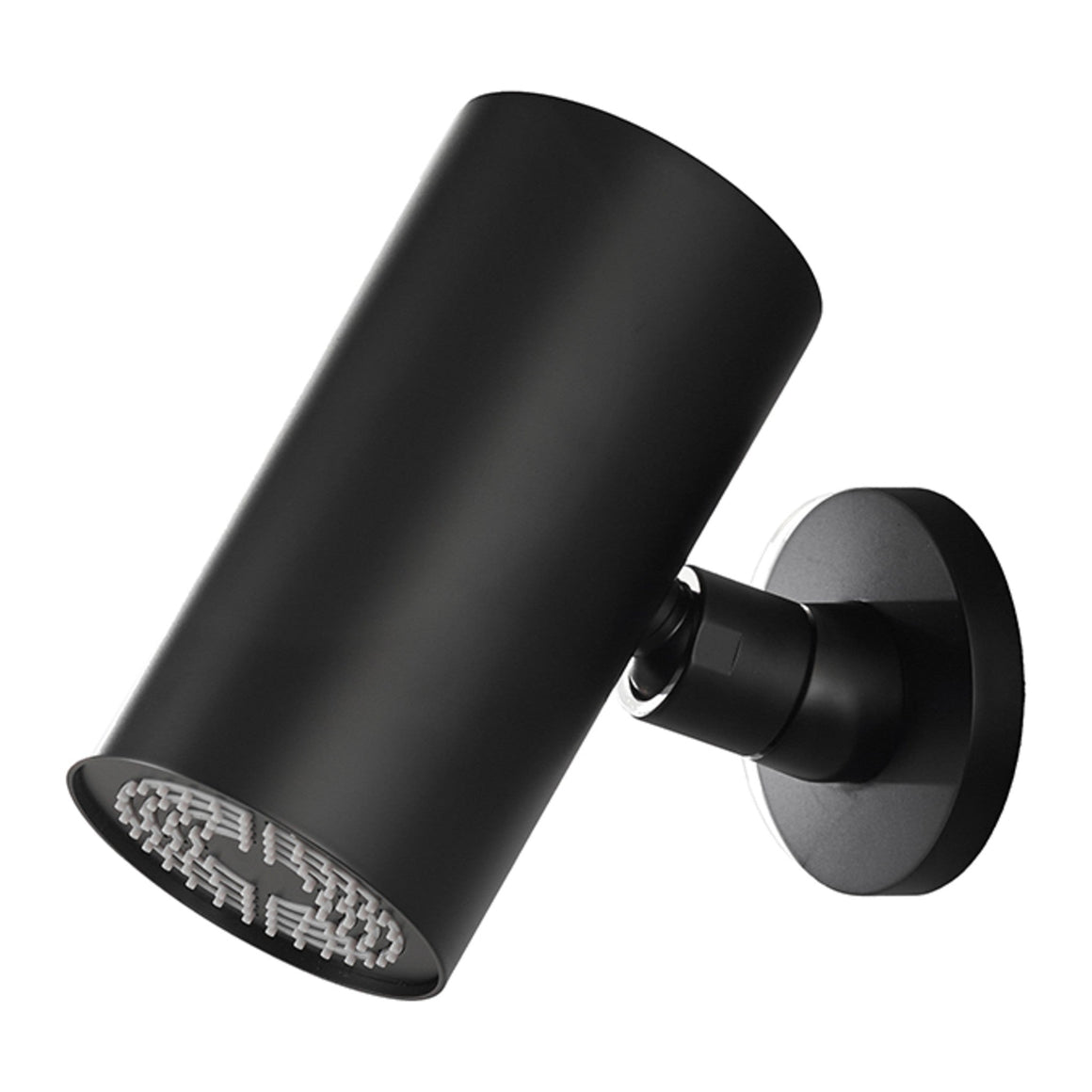 Wiesbaden Caral inbouw regendoucheset thermostatisch 2-weg rechthoekig met Beam hoofddouche, glijstang en 3-standen handdouche Mat zwart - productfoto