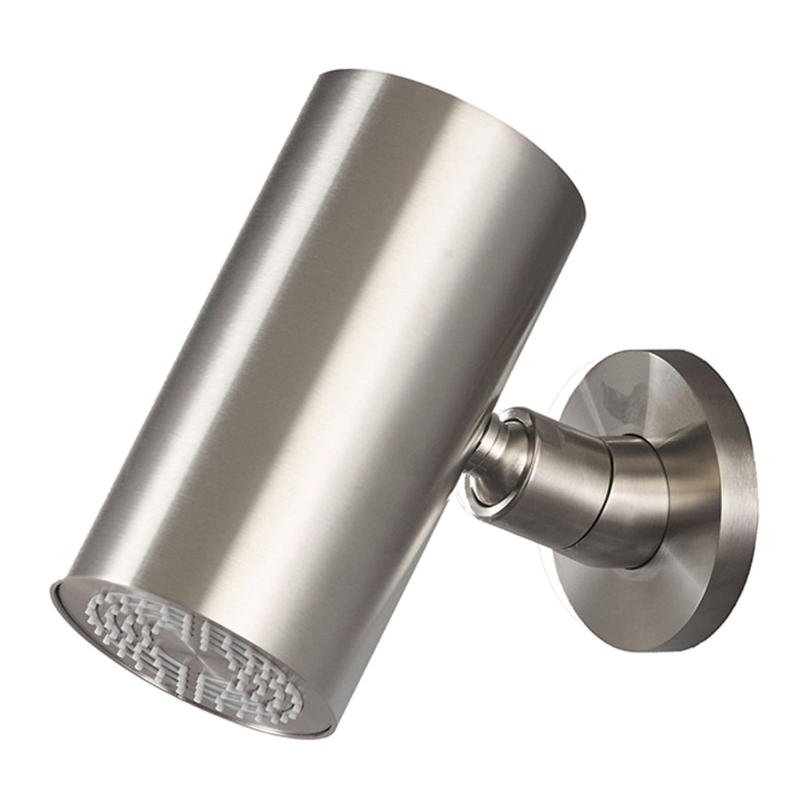 Wiesbaden Caral inbouw regendoucheset thermostatisch 2-weg rechthoekig met Beam hoofddouche, glijstang en 3-standen handdouche Geborsteld staal - productfoto