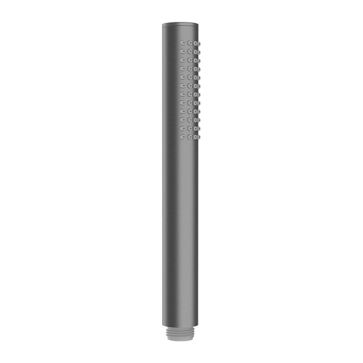 Wiesbaden Caral inbouw regendoucheset thermostatisch 2-weg rechthoekig met Beam hoofddouche, glijstang en staafhanddouche Gunmetal - productfoto