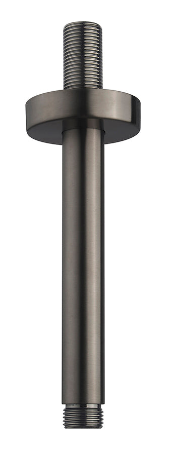 Wiesbaden UniMatch douchearm met plafondbevestiging PVD 15 cm / Gunmetal - productfoto