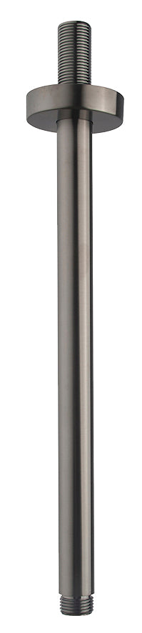 Wiesbaden UniMatch douchearm met plafondbevestiging PVD 30 cm / Gunmetal - productfoto