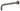 Wiesbaden UniMatch douchearm met muurbevestiging PVD 35 cm / Gunmetal - productfoto