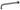 Wiesbaden UniMatch douchearm met muurbevestiging PVD 45 cm / Gunmetal - productfoto