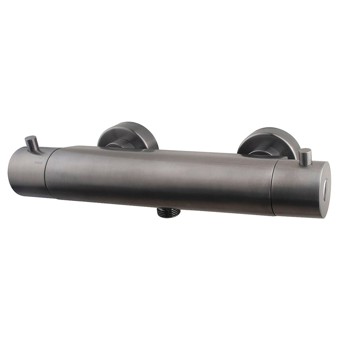 Wiesbaden Caral Cool Touch thermostatische douchemengkraan Gunmetal - productfoto