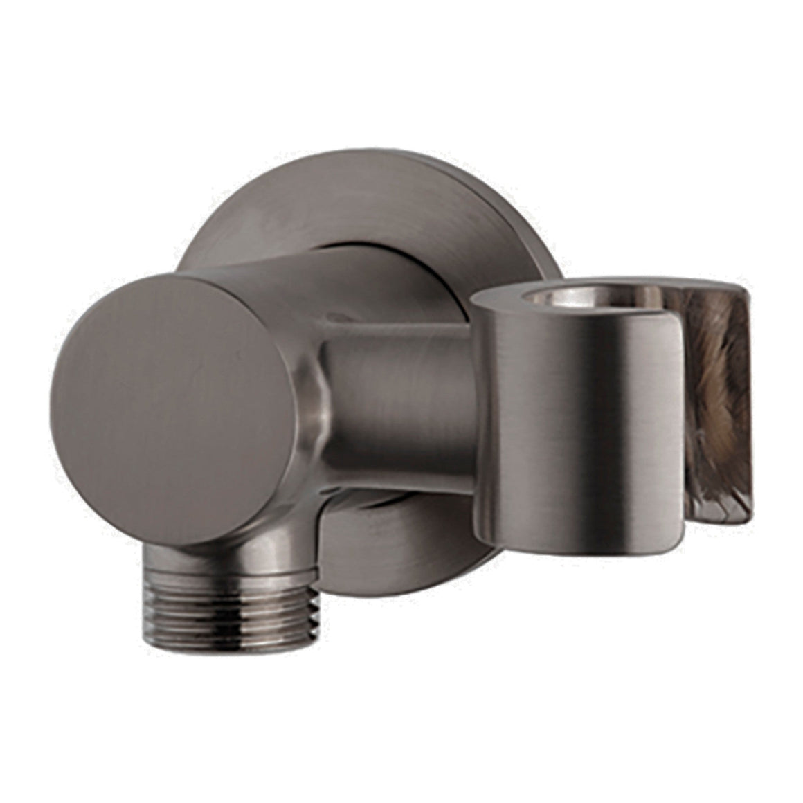 Wiesbaden Caral inbouw badthermostaatset met 2 stopkranen, baduitloop en staafhanddouche Gunmetal - productfoto