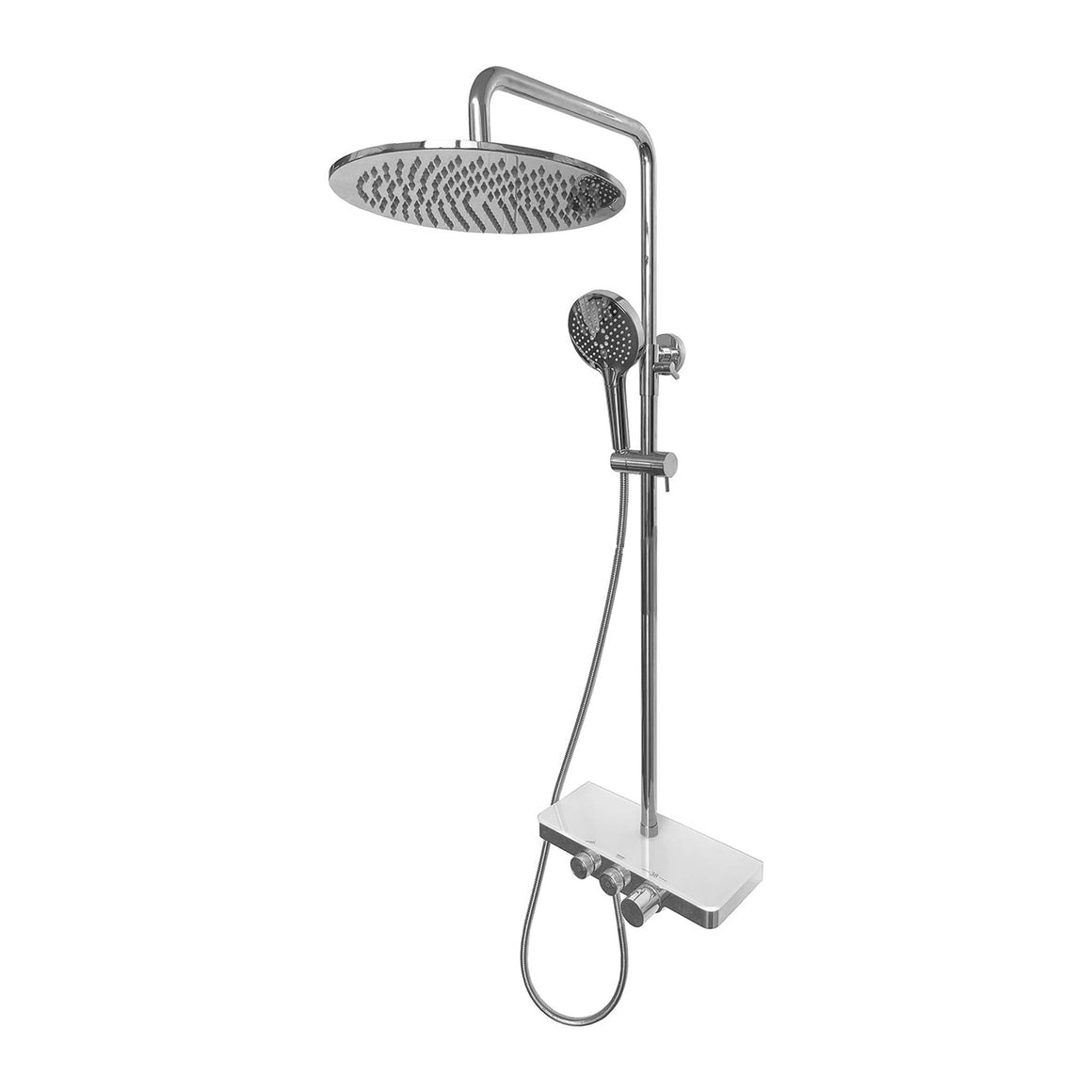 Xellanz Nuovo regendoucheset chroom - productfoto