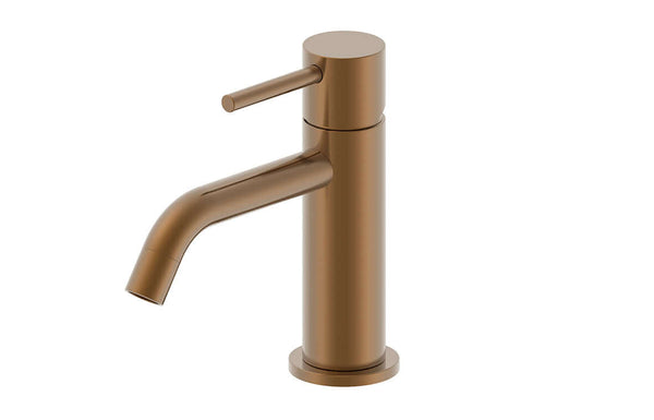 Robinet de lavabo style bronze brossé cuivre PVD