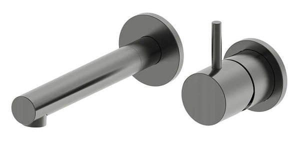 Robinet de lavabo encastré style gunmetal PVD