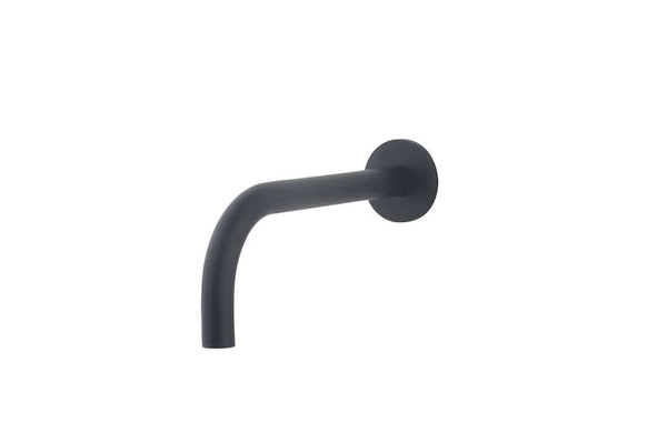 Slim 18mm sortie ronde 20cm 1/2" mat noir