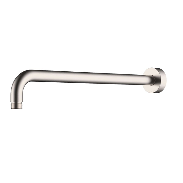 UniMatch douchearm met muurbevestiging 35 cm geborsteld staal PVD