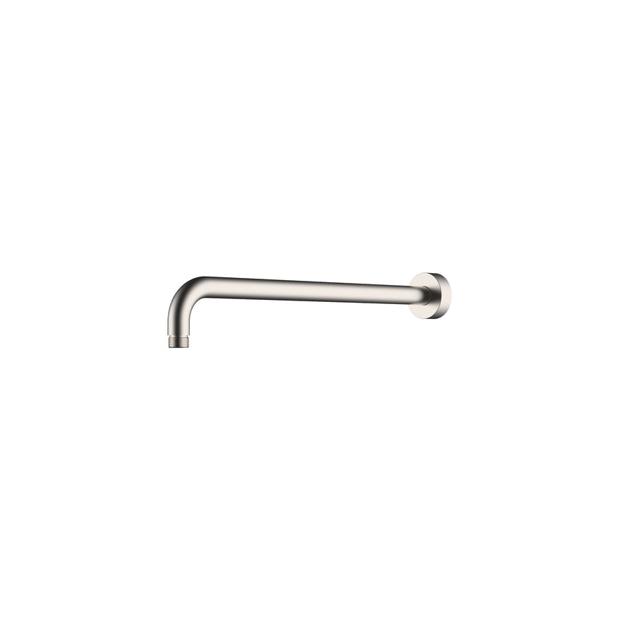 Wiesbaden Caral 45 cm douchearm met wandhouder geborsteld staal