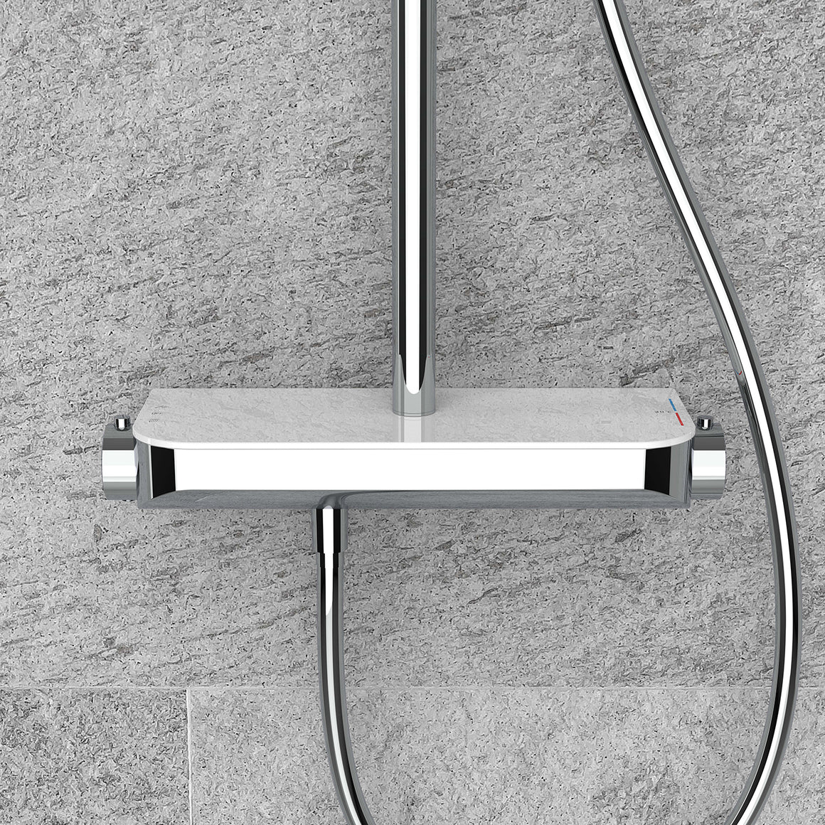 Wiesbaden Douchekraan Tondell Chroom - productfoto