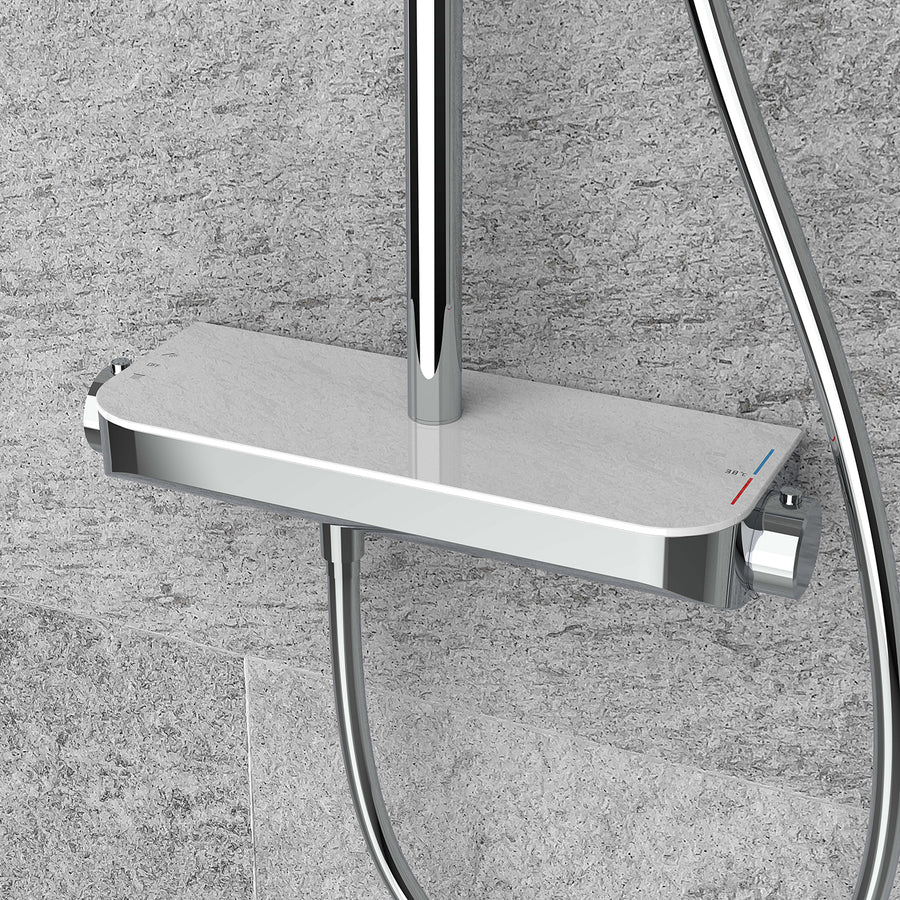 Wiesbaden Douchekraan Tondell Chroom - productfoto