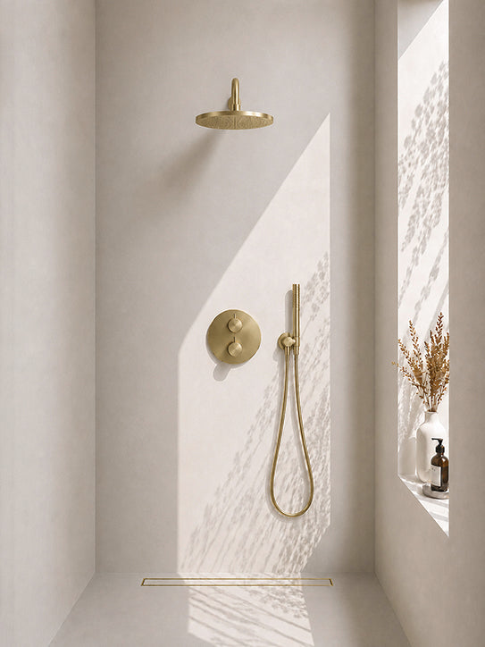Wiesbaden Caral Geborsteld messing productfoto