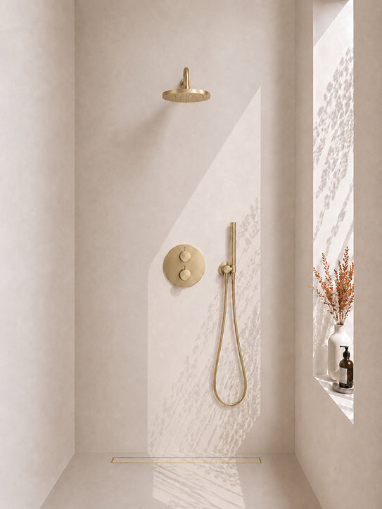 Wiesbaden Caral Geborsteld messing productfoto