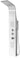 Erie thermostatische douchekolom 148x22 cm RVS