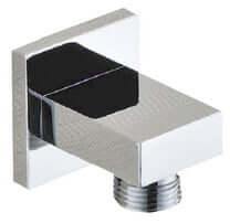 Coude de raccordement carré Rombo 1/2" chrome
