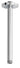 UniMatch douchearm met plafondbevestiging 30 cm chroom