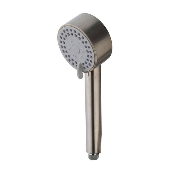 UniMatch Cadans douchette à main 3 positions Ø 8 cm acier brossé PVD