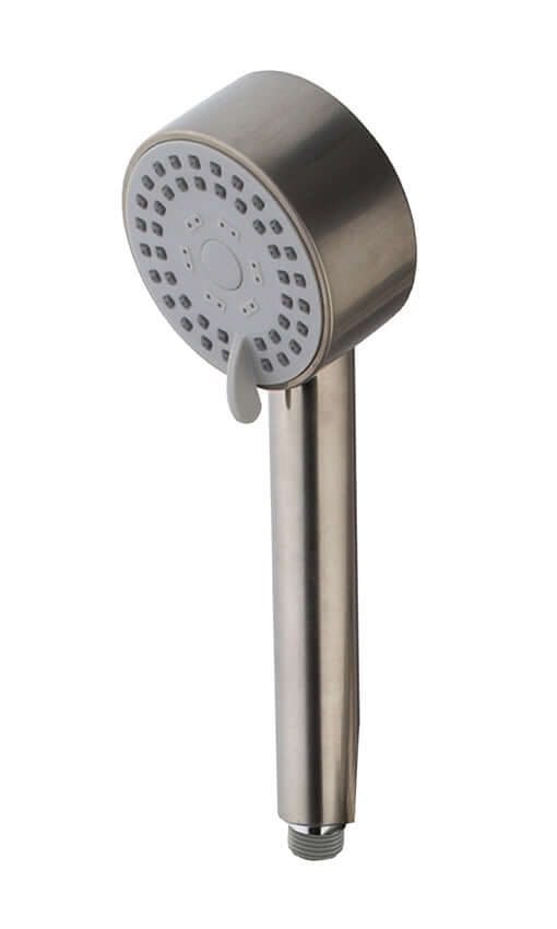 UniMatch Cadans douchette à main 3 positions Ø 8 cm acier brossé PVD