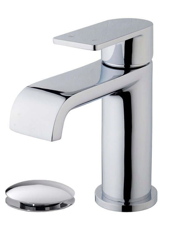 Robinet de lavabo Lima avec bonde clic chrome