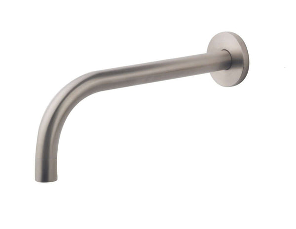 Slim 18mm sortie ronde 20cm 1/2" acier brossé PVD