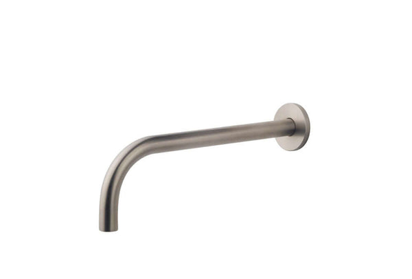 Slim 18mm sortie ronde 25cm 1/2" acier brossé PVD
