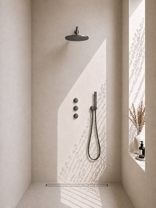 Wiesbaden Caral inbouwdoucheset Gunmetal productfoto