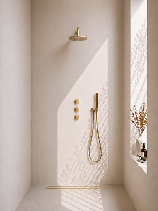 Wiesbaden Caral Geborsteld messing productfoto