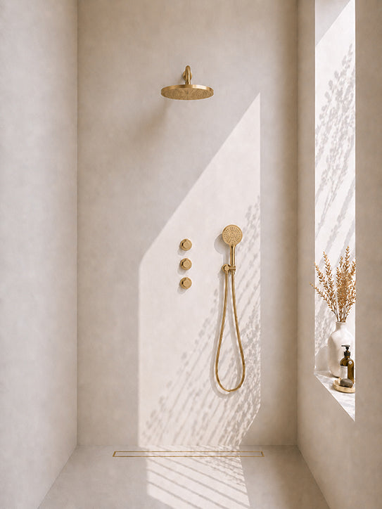 Wiesbaden Caral Geborsteld messing productfoto