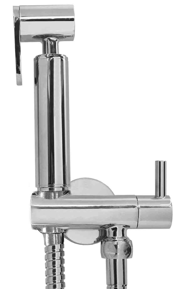 Ensemble bidet Tivaro avec douchette à main et flexible de douche chrome