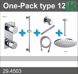Xellanz One-Pack inbouwthermostaatset type 12 – 30 cm