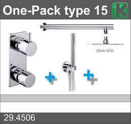 One-Pack Unterputz-Thermostat-Set Typ 15 (20cm UFO)