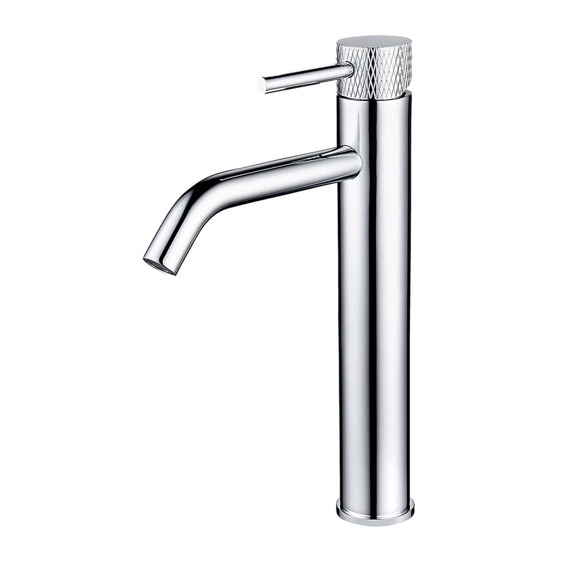 Ribbd XL wastafelkraan hoog chroom