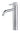 Wiesbaden Wastafelkraan Ribbd XL hoog Chroom - productfoto