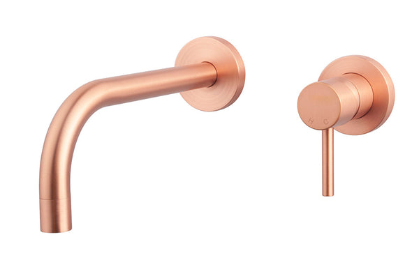 Slim Twenty mitigeur lavabo monocommande partie finition cuivre brossé