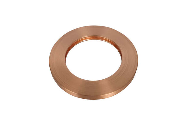 rosace 75mm pour partie de robinet 29.6153 cuivre brossé
