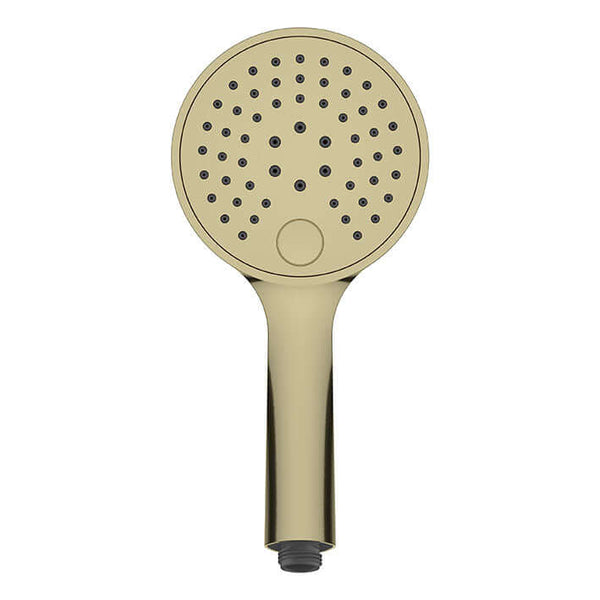 UniMatch handdouche 3 standen Ø 12 cm geborsteld messing PVD