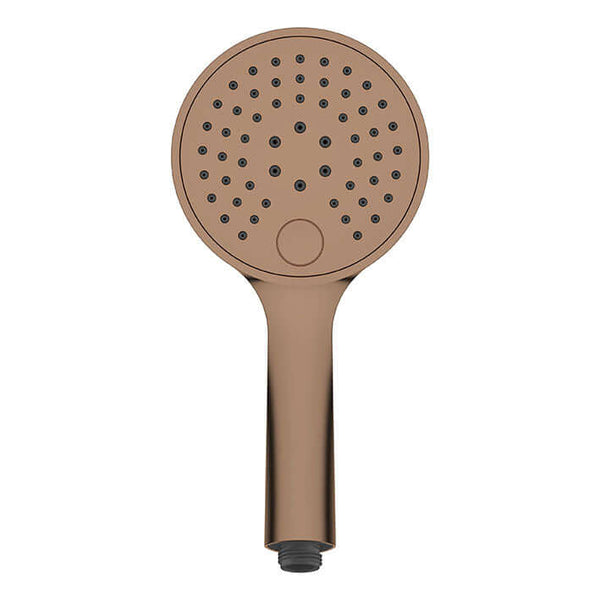 UniMatch handdouche 3 standen Ø 12 cm geborsteld brons koper PVD