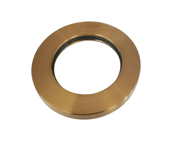 Slim rozet partie de robinet monocommande lavabo 50 mm bronze brossé cuivre PVD