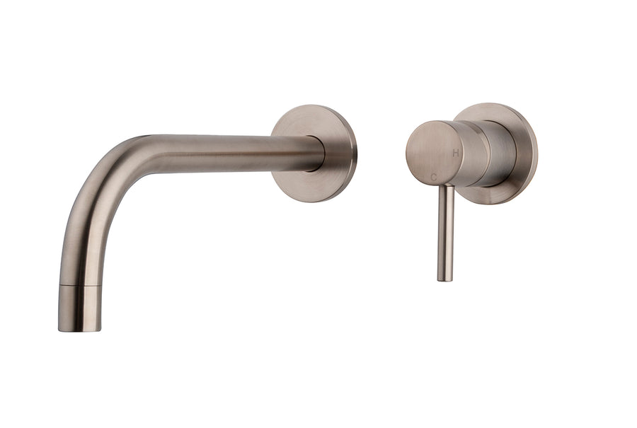 Robinet de lavabo monocommande Slanke Wiesbaden avec démarrage à froid en bronze