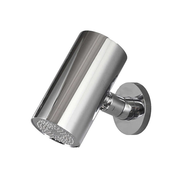 UniMatch Beam pomme de douche ronde 1 position avec fixation murale chrome