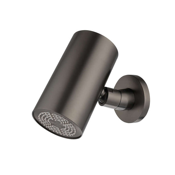 UniMatch Beam pomme de douche ronde 1 position avec fixation murale gunmetal PVD