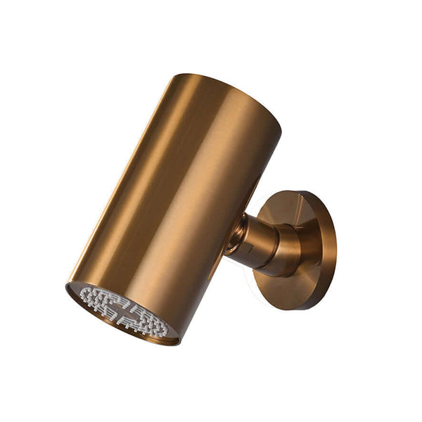 UniMatch Beam douche de tête ronde 1 position avec fixation murale bronze brossé cuivre PVD